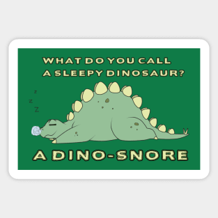 Dino-Snore Sticker